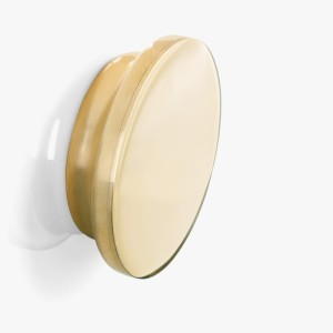OBOL polished brass knob 